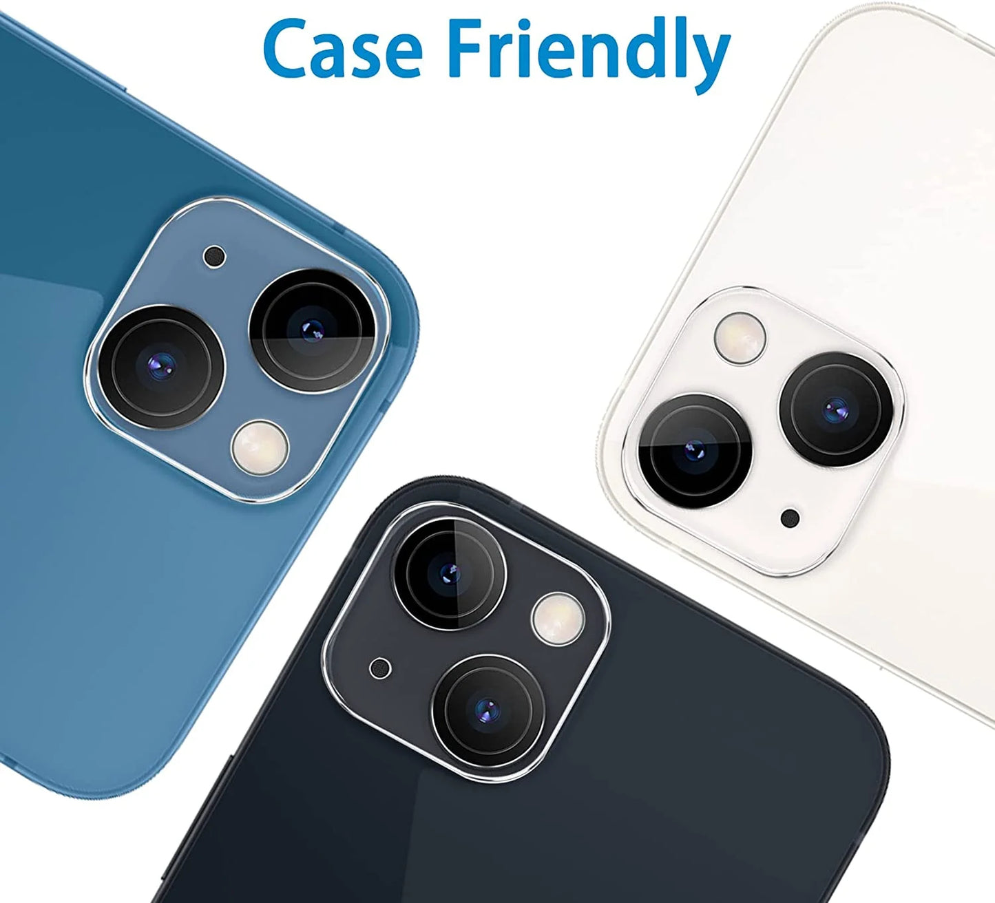 Camera Lens Protector for Iphone 14 & Iphone 14 plus 2022,Premium HD Clear Tempered Glass Lens Cover Flim[Case Friendly][Scratch-Resistant][Easy Installation][Night Circle]